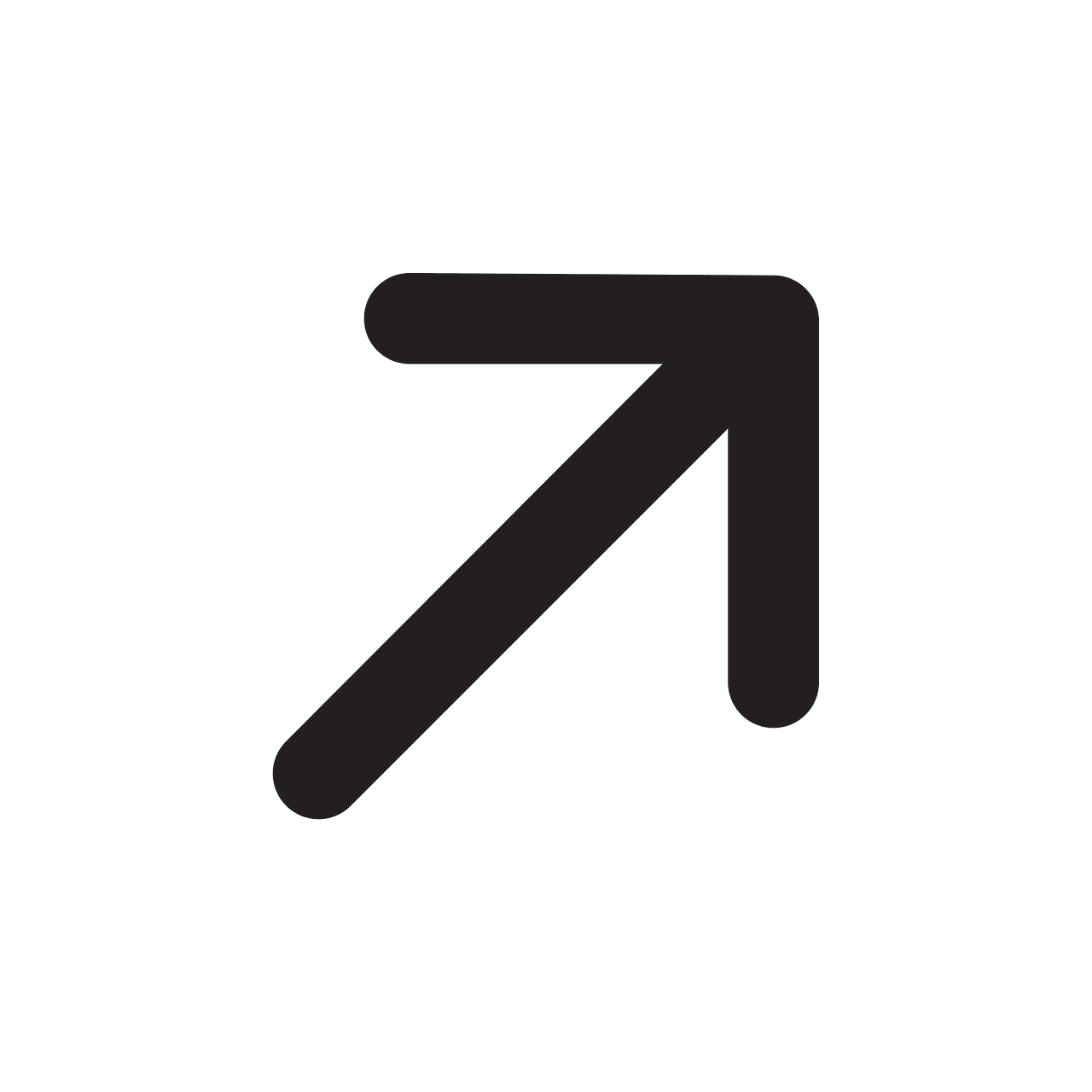 Diagonal Arrow Right Up